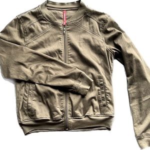 Union Bay olive green cotton, lightweight bomber jacket